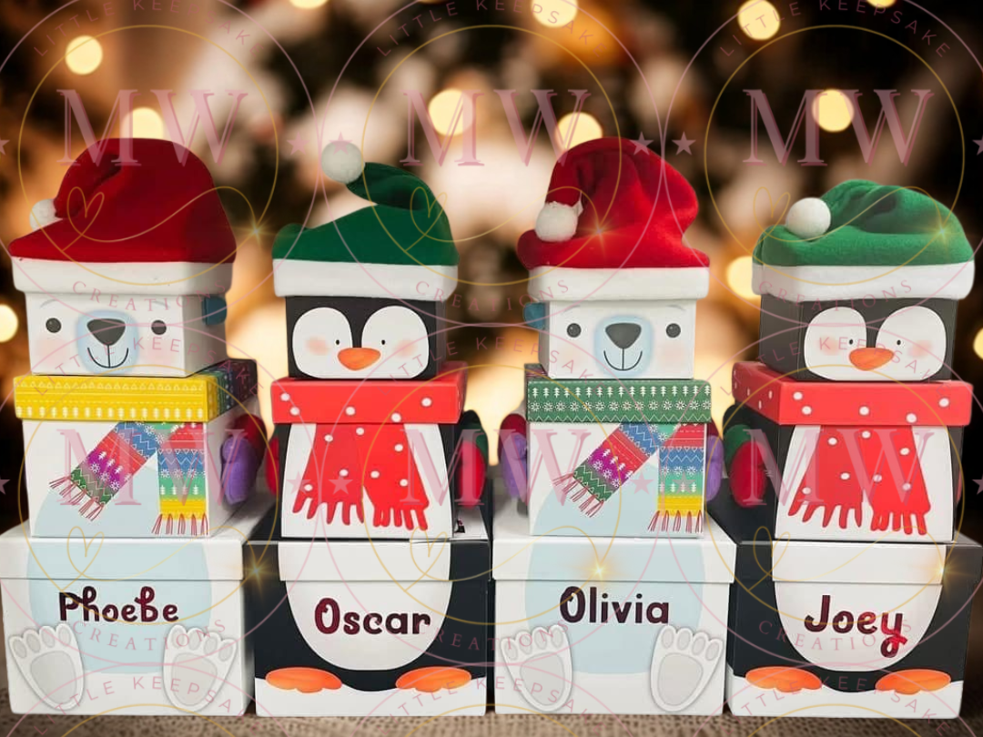 Christmas Personalised Character Box.