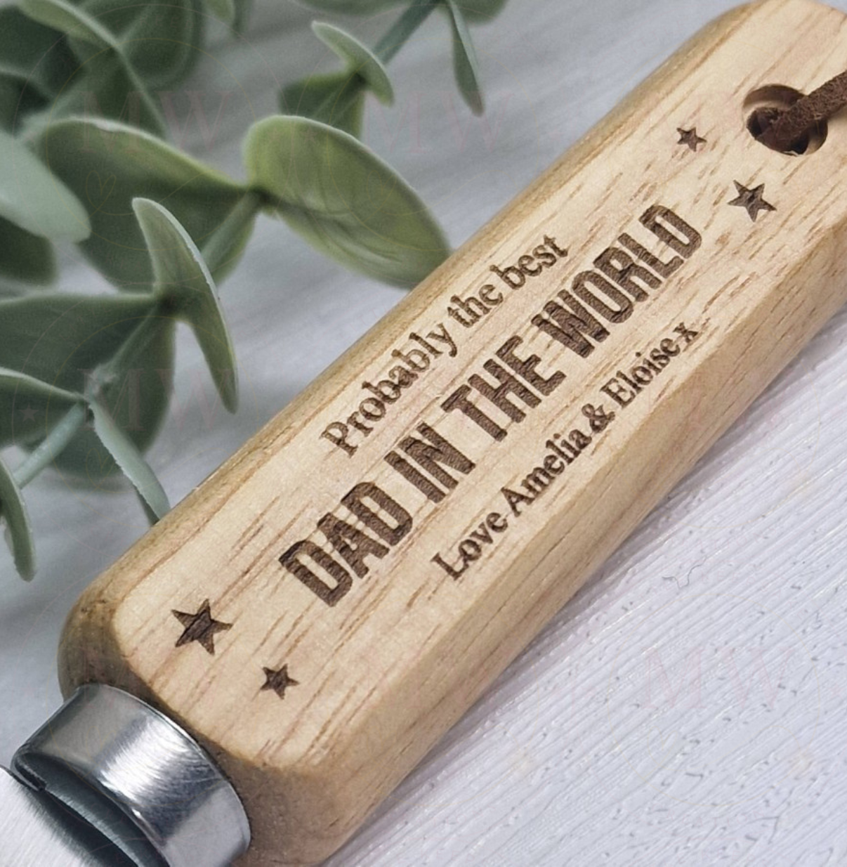 Father’s Day Wooden Engraved Bottle Opener.