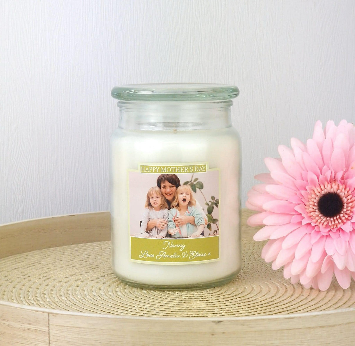 Personalised Photo Candles.