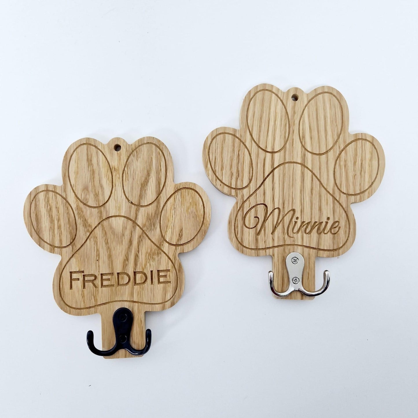 Personalised Dog Lead Holders.
