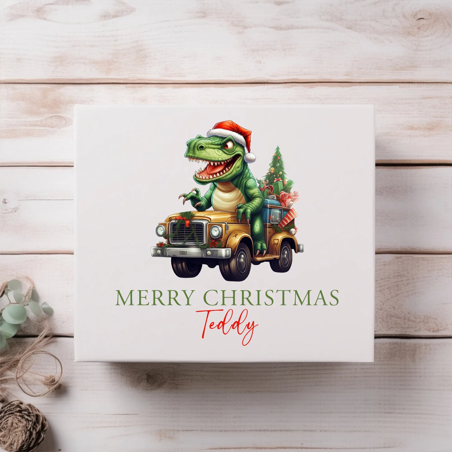 Christmas Printed Magnetic Box.