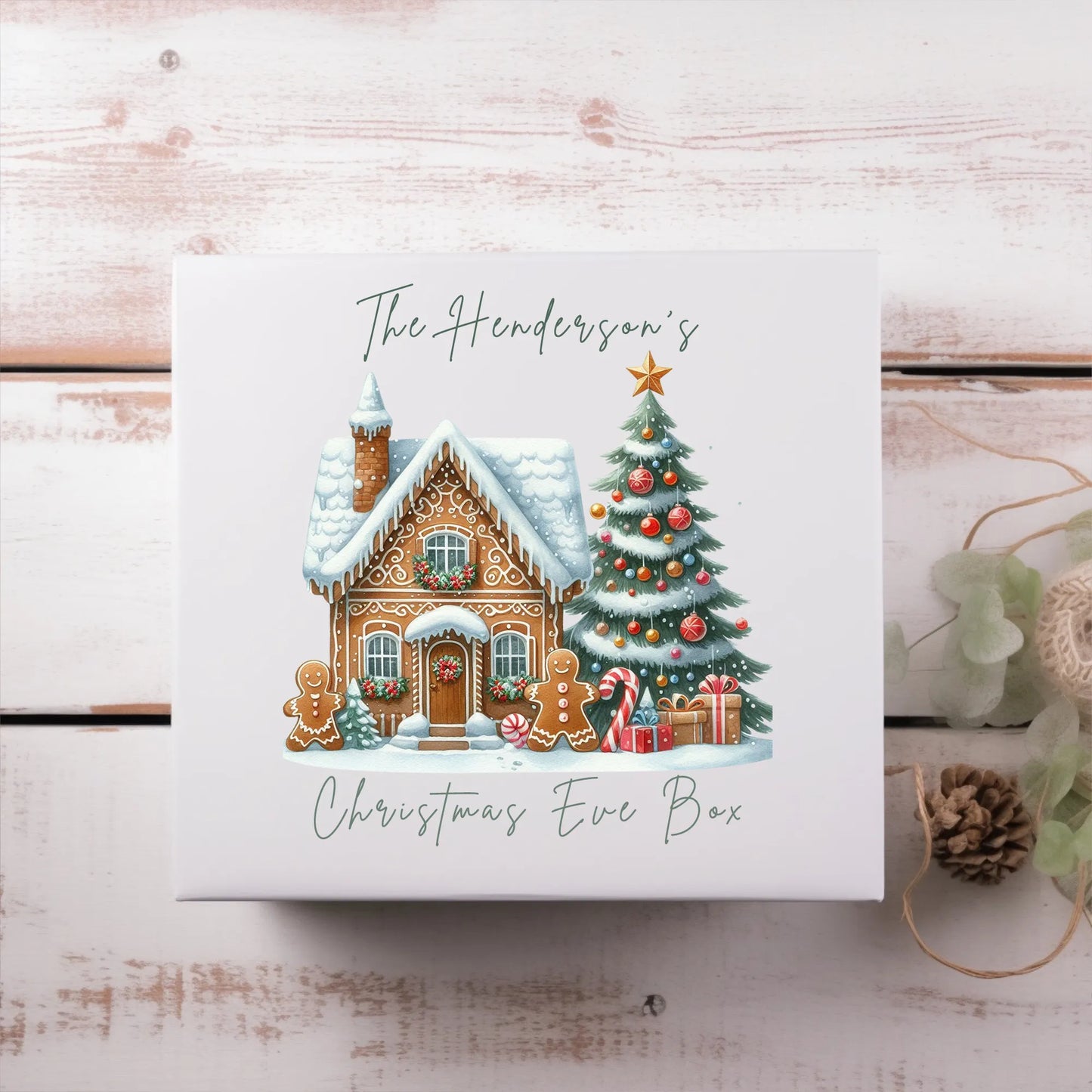 Christmas Printed Magnetic Box.