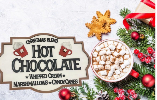 Hot Chocolate Station Sign.