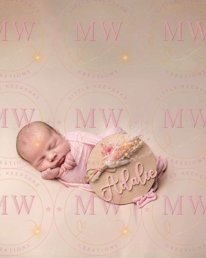 Baby Girl Name Announcement.