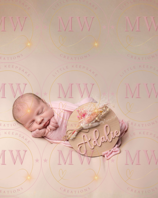 Baby Girl Name Announcement.