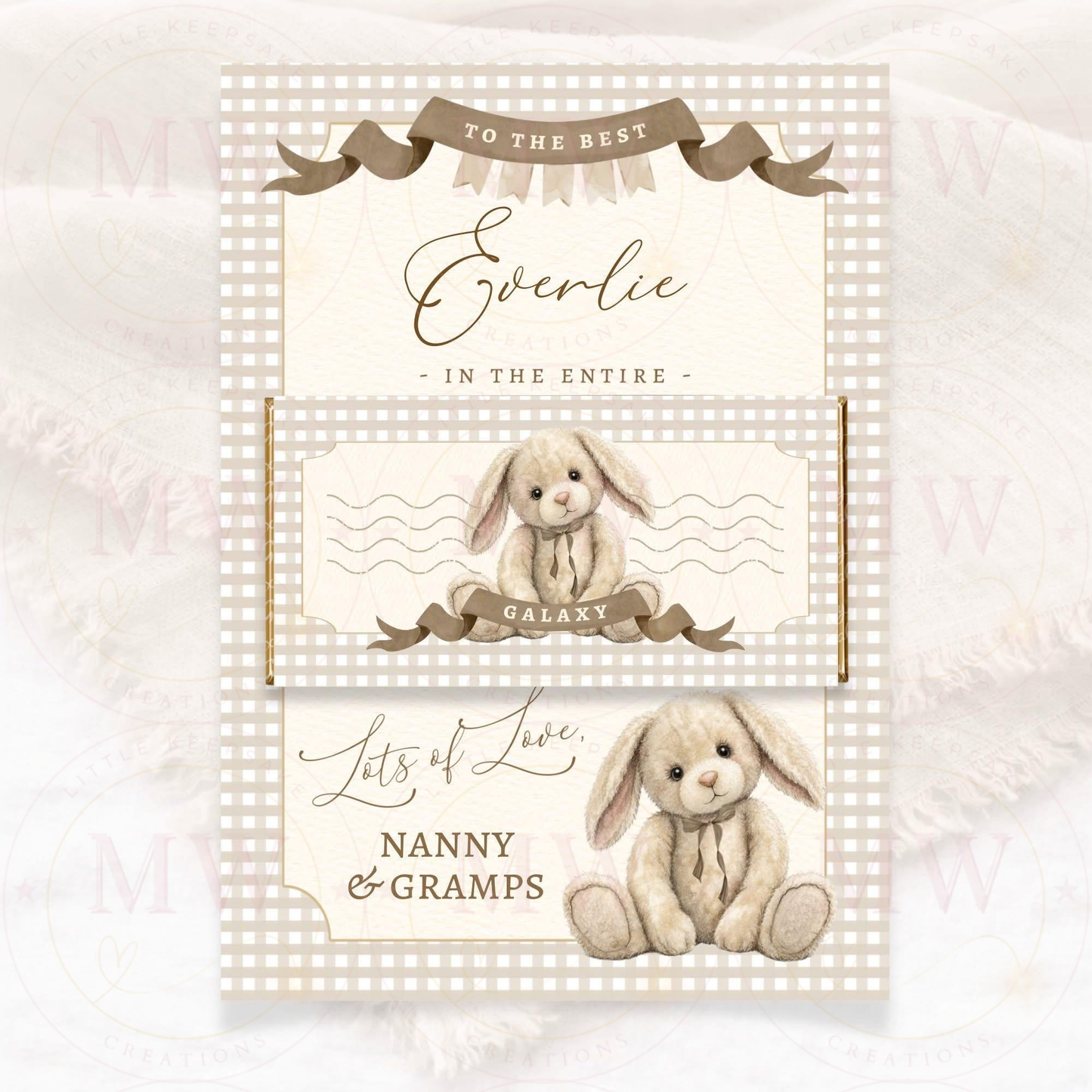 Easter Bunny Beige Edit.