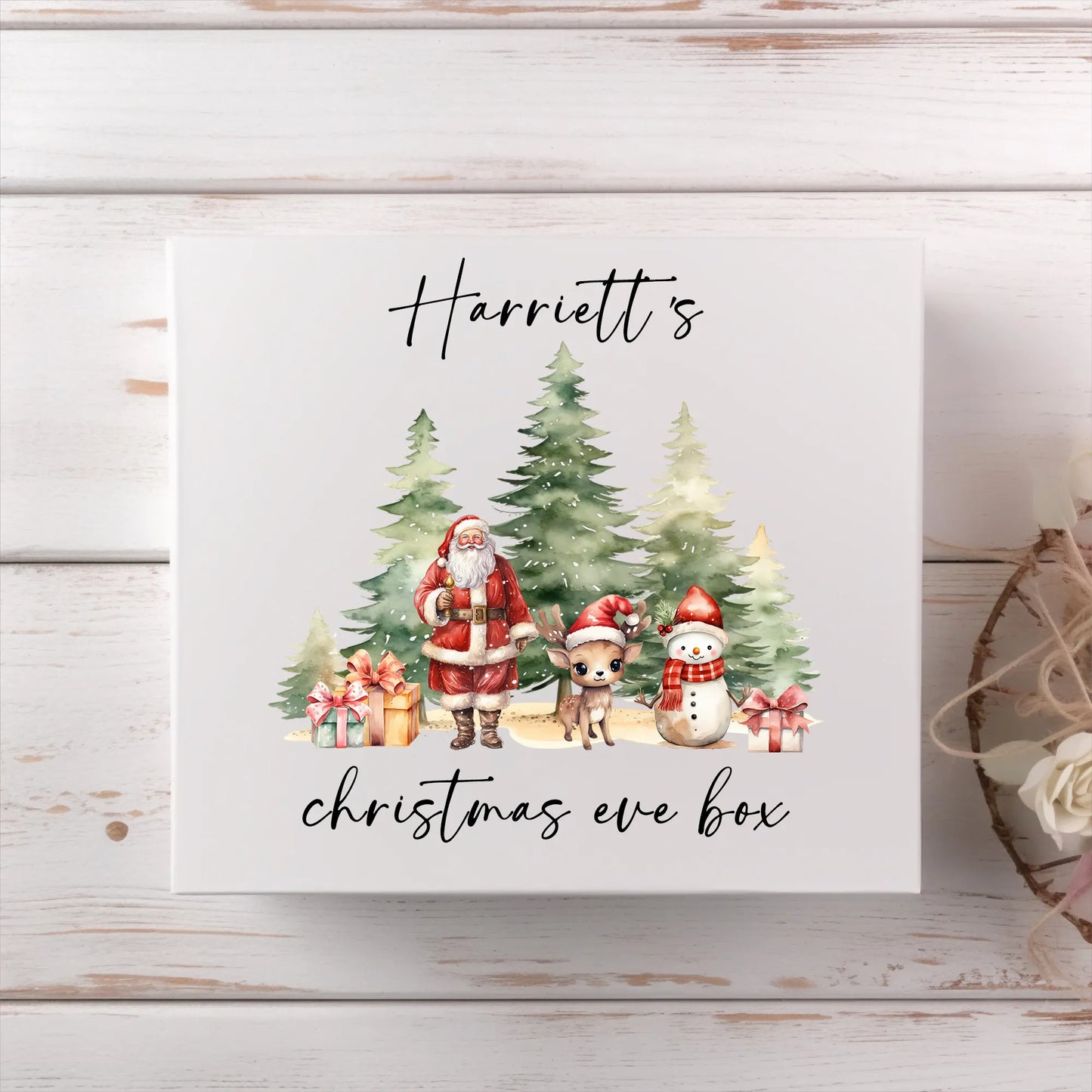 Christmas Printed Magnetic Box.