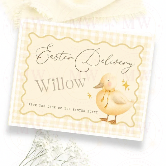Easter Delivery Little Duck Edit Gift Box.