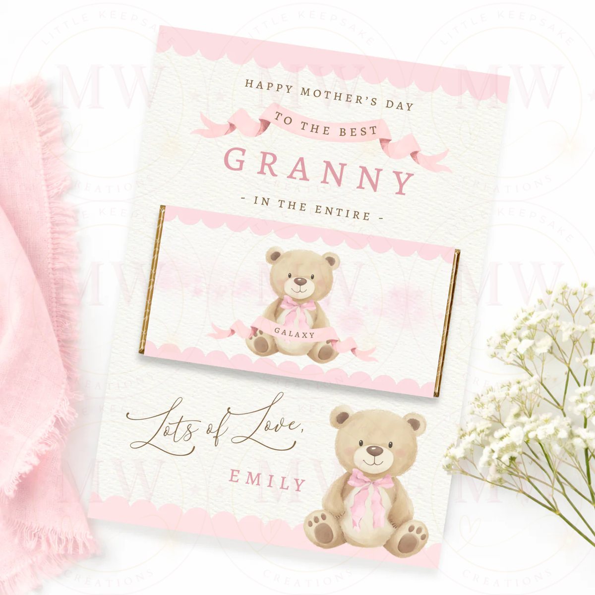 Mother’s Day A4 Printed Galaxy Card.