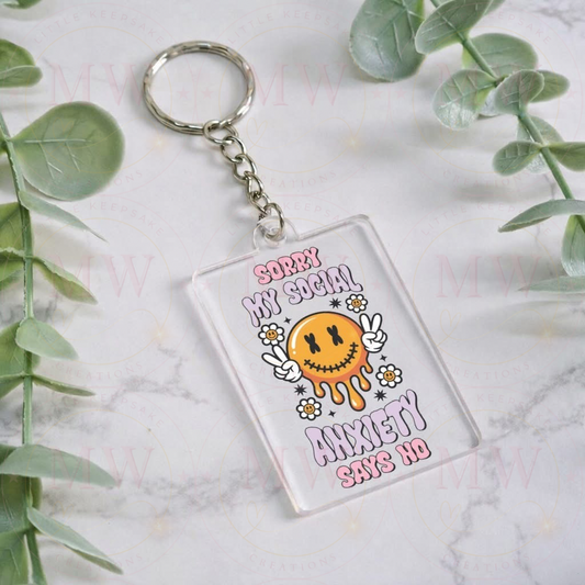 Keyring - sorry my social anxiety says no quote.