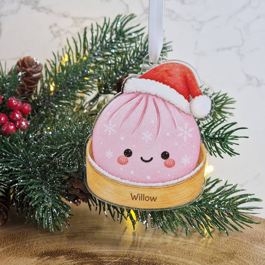 Christmas Personalised Dumpling Bauble.
