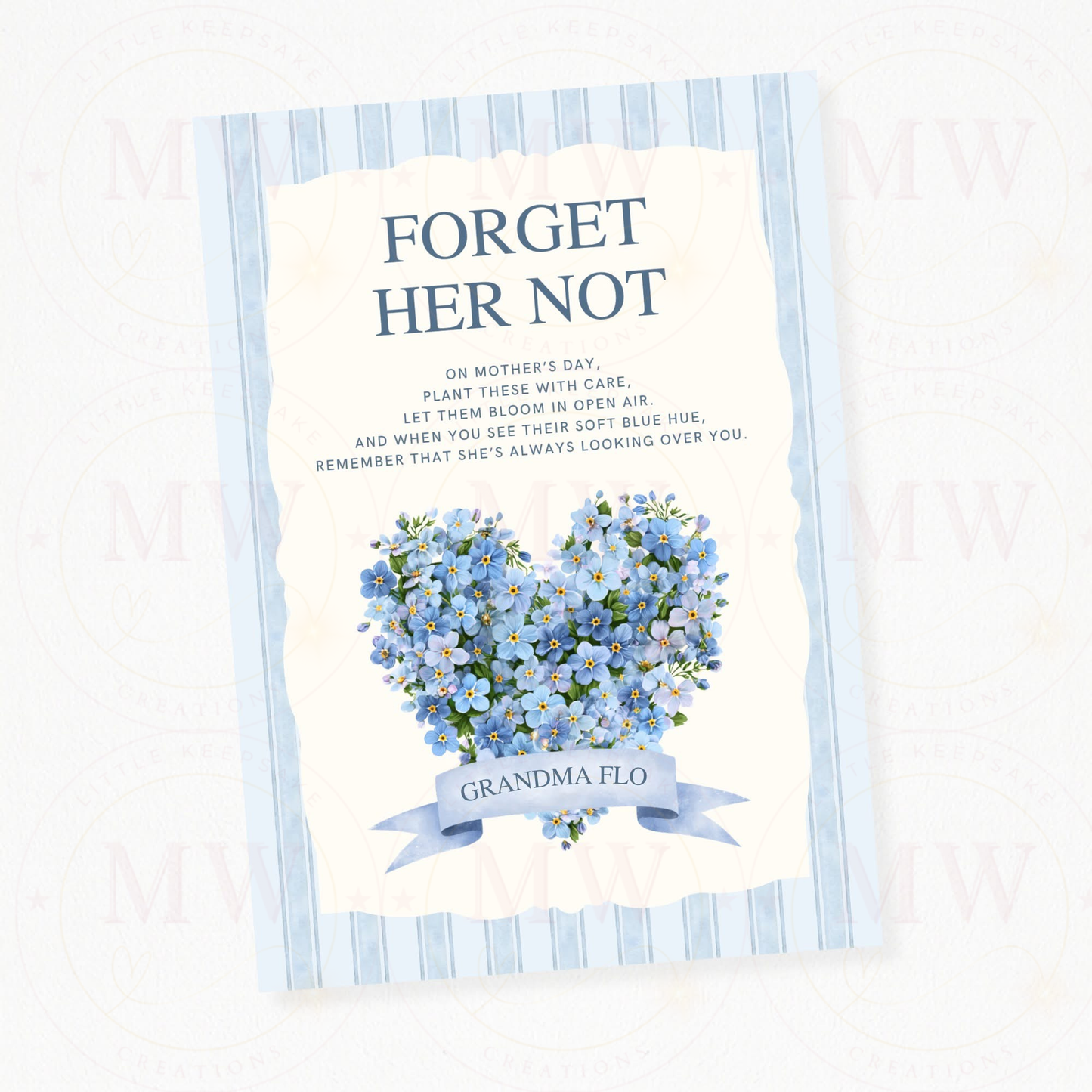 Mother’s Day Thinking of you Forget me not bundle 🩵