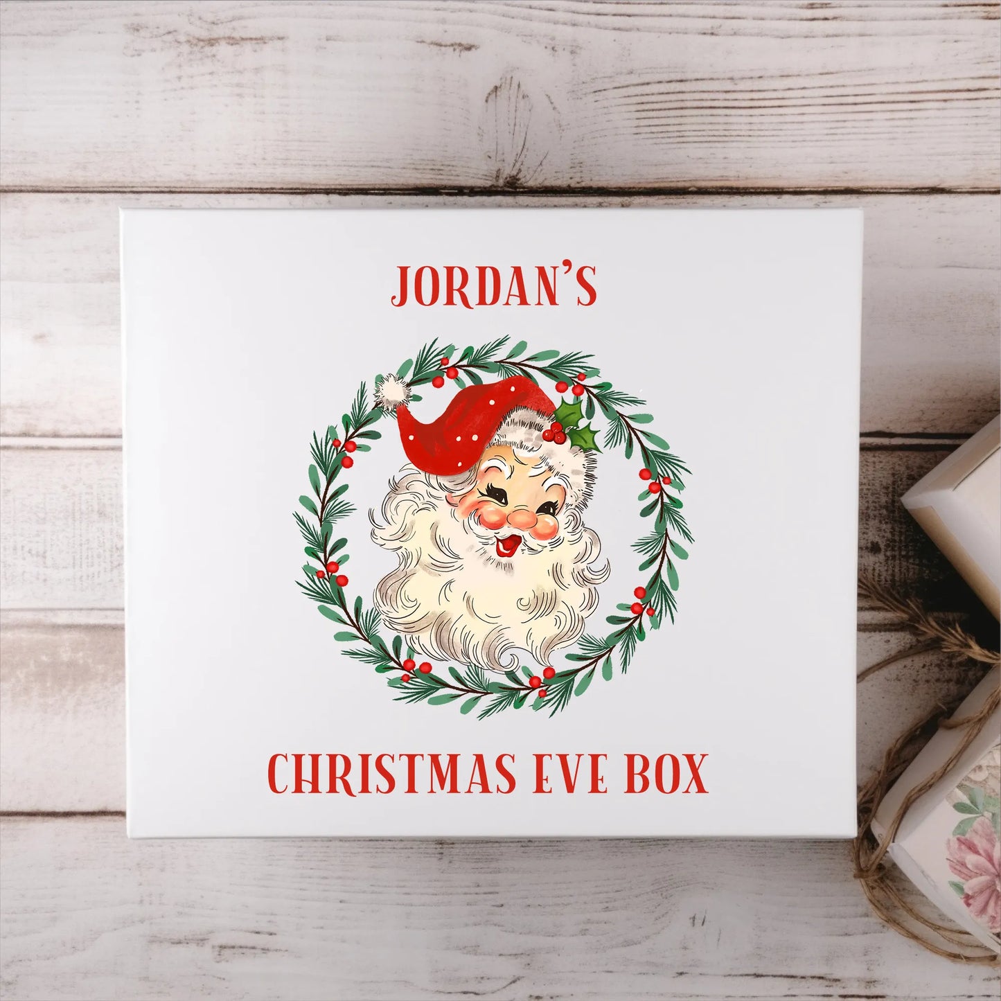 Christmas Printed Magnetic Box.