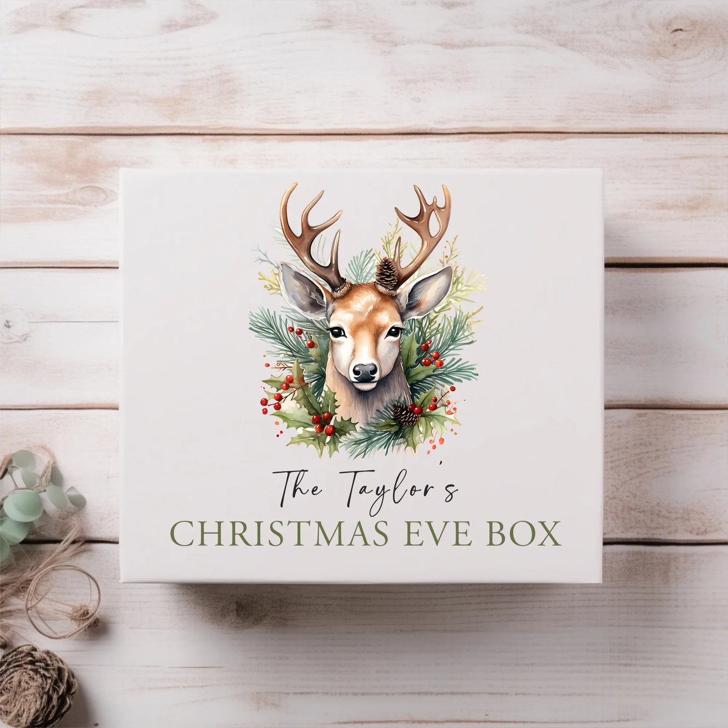 Christmas Printed Magnetic Box.