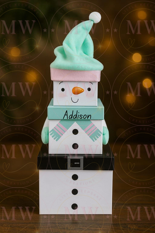 Christmas Personalised Character Box.