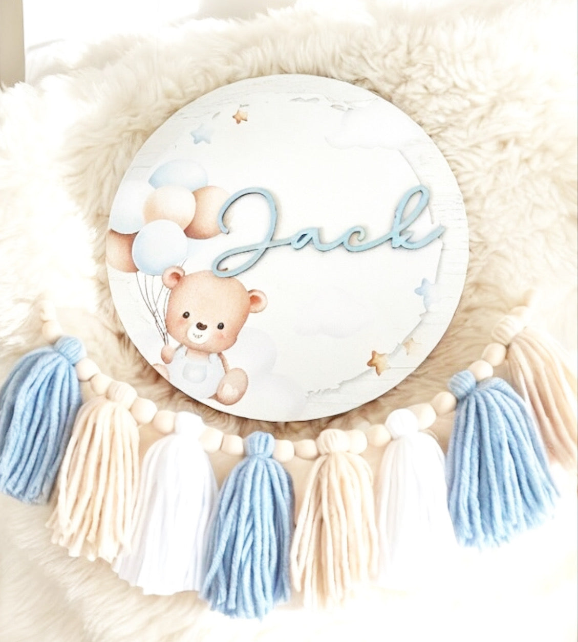 Teddy Bear Printed Plaque