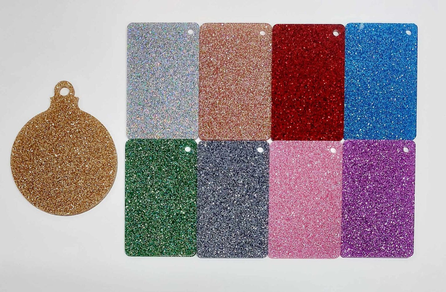 Christmas Personalised Glitter Bauble.