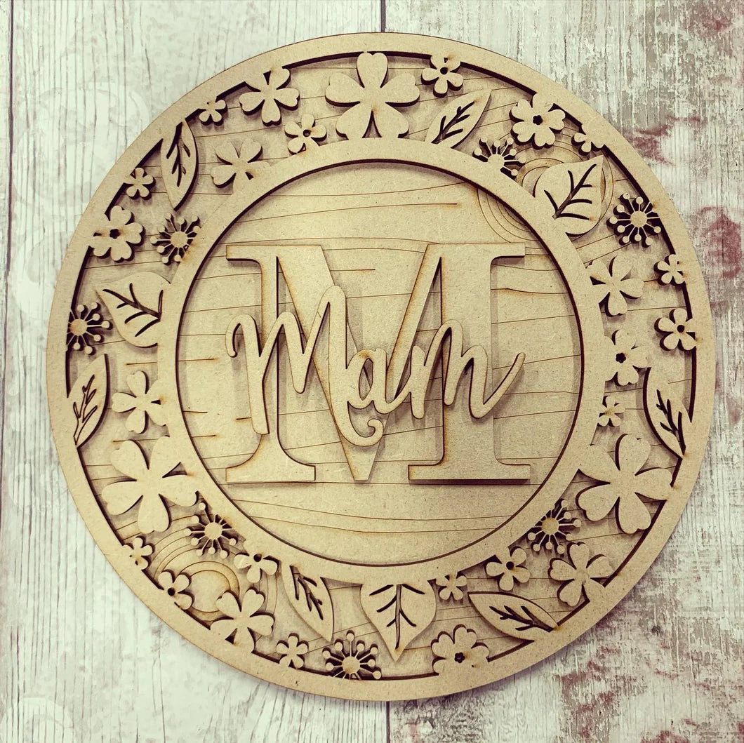 Circle Theme Bedroom Plaque