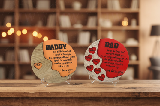 Father’s Day Heart Plaque.