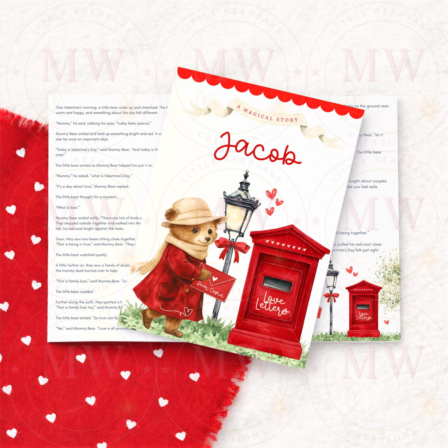 Valentine’s Story Booklet.