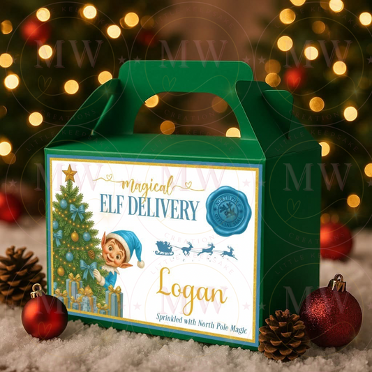 Christmas Elf Arrival Treat Box