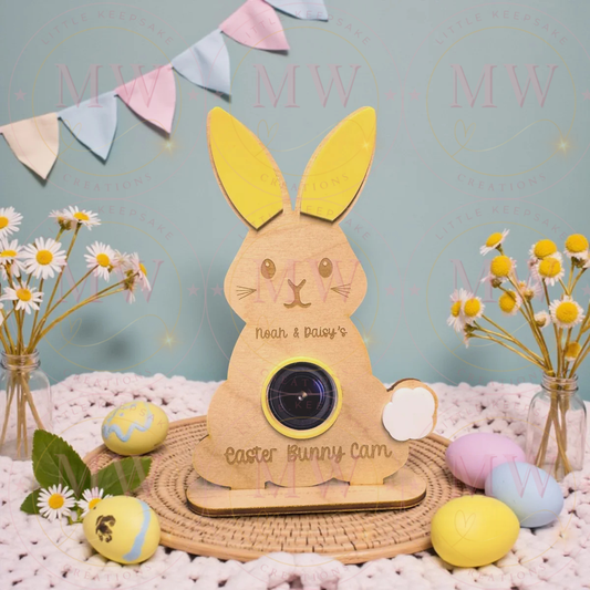 Easter Wooden Bunny Cam.