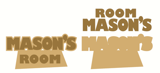 Toy Story Style Wall Name