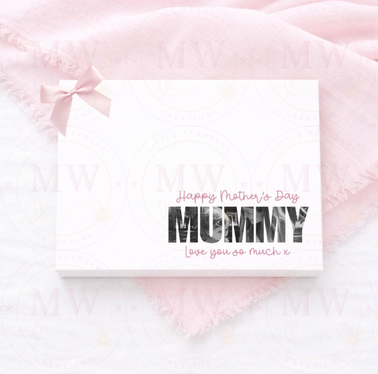 Mother’s Day White Personalised Magnetic Gift Box.